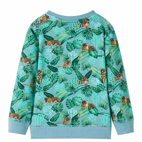 Kids' Sweatshirt Light Green Melange 116