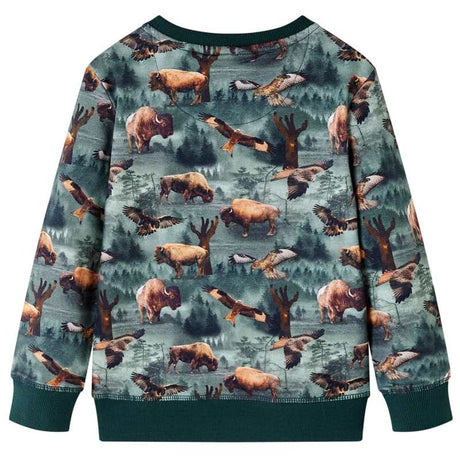 Kids' Sweatshirt Dark Green 104