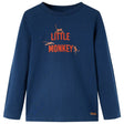 Kids' T-shirt with Long Sleeves Navy Blue 116