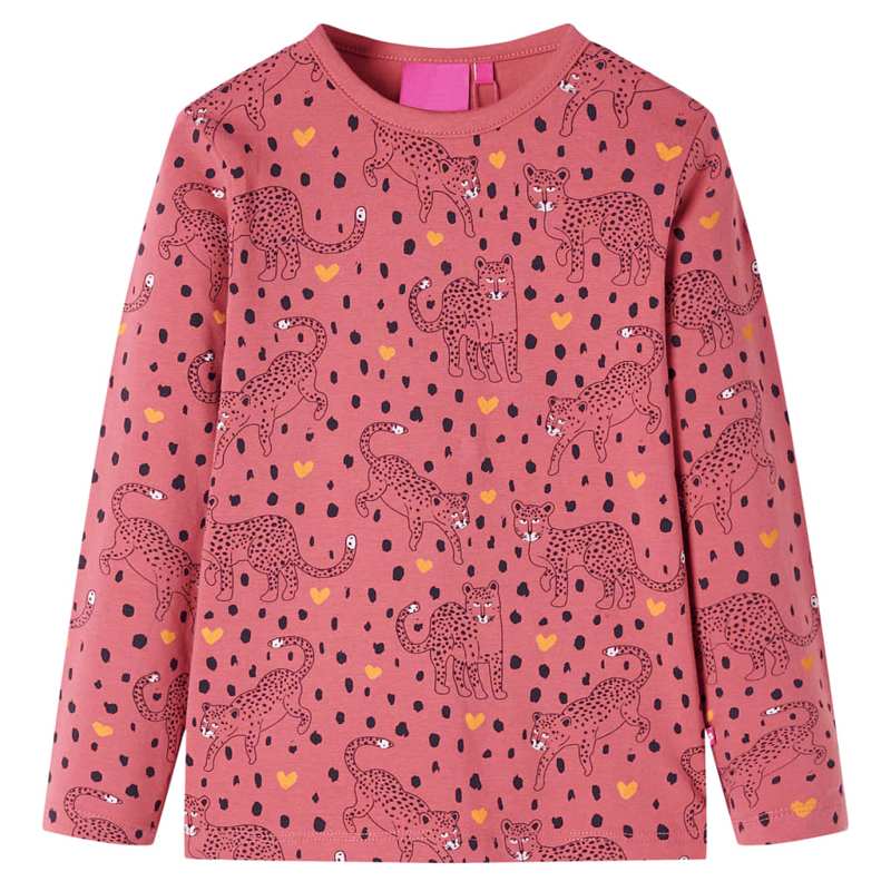 Kids' Pyjamas with Long Sleeves Old Pink 128