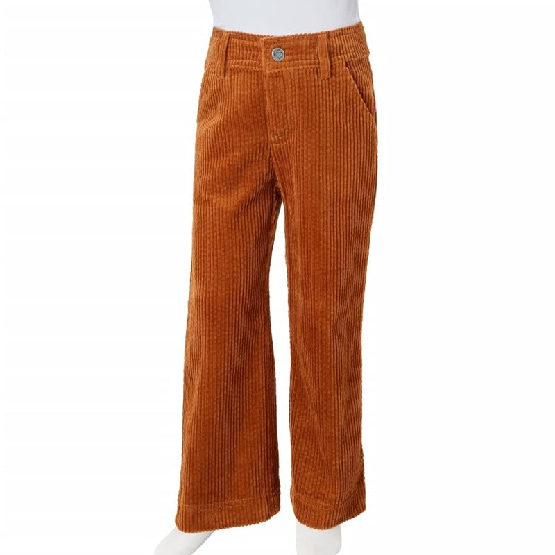 Kids' Pants Corduroy Cognac 140