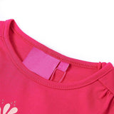 Kids' T-shirt with Long Sleeves Bright Pink 116