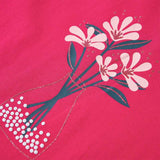 Kids' T-shirt with Long Sleeves Bright Pink 116