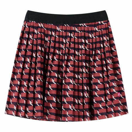 Kids' Pleated Skirt with Glitter Navy 104