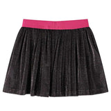 Kids' Pleated Skirt with Glitter Navy 116