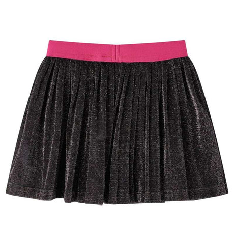 Kids' Pleated Skirt with Glitter Navy 116