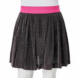 Kids' Pleated Skirt with Glitter Navy 116