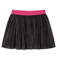 Kids' Pleated Skirt with Glitter Navy 140