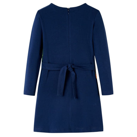 Kids' Dress with Long Sleeves Navy 104