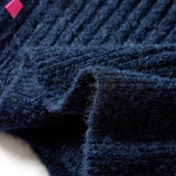 Kids' Cardigan Knitted Navy 116