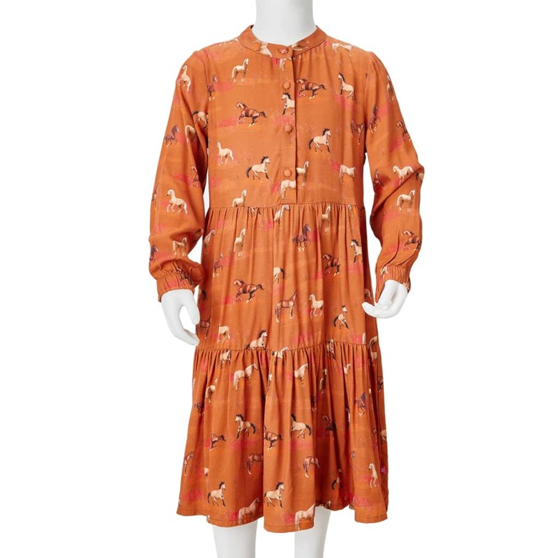 Kids' Dress Cognac 104