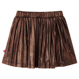 Kids' Skirt with Glitters Cognac 92