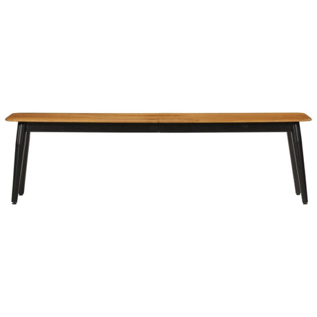 vidaXL Bench 160x40x45 cm Solid Wood Mango and Iron