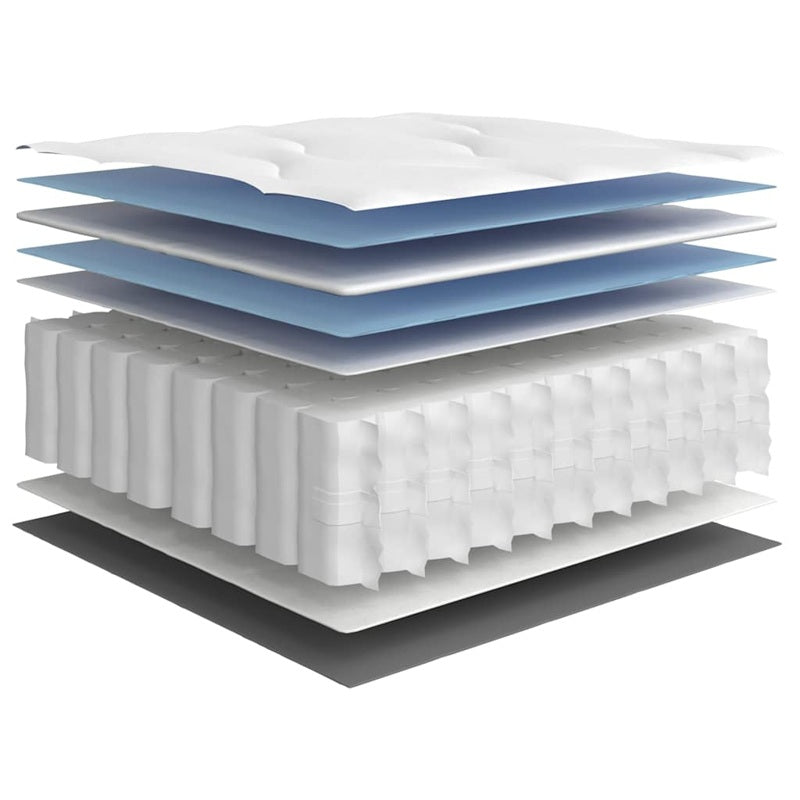 vidaXL Pocket Spring Mattress Medium 90x190 cm Single Size