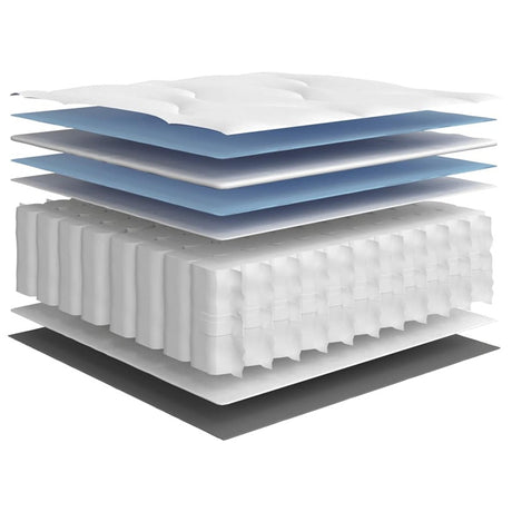 vidaXL Pocket Spring Mattress Medium 90x200 cm