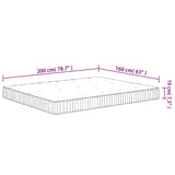 vidaXL Pocket Spring Mattress Medium 160x200 cm