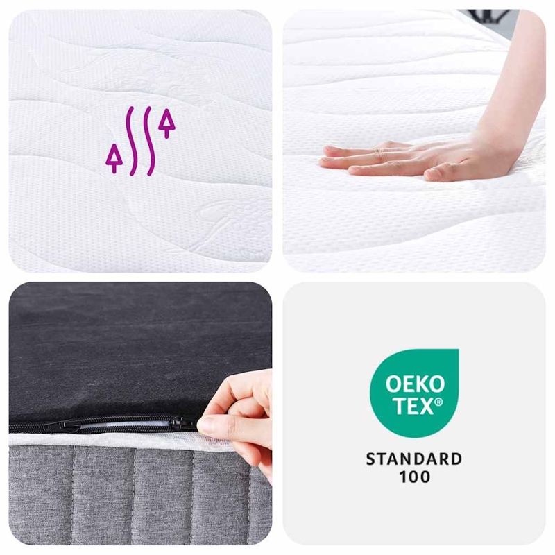 vidaXL Pocket Spring Mattress Medium 70x200 cm