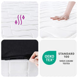 vidaXL Pocket Spring Mattress Medium Firm 90x200 cm