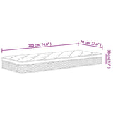 vidaXL Pocket Spring Mattress Medium Plus 70x200 cm