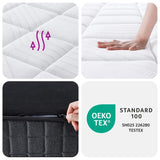 vidaXL Pocket Spring Mattress Medium Plus 80x200 cm