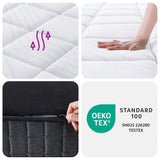 vidaXL Pocket Spring Mattress Medium Plus 100x200 cm