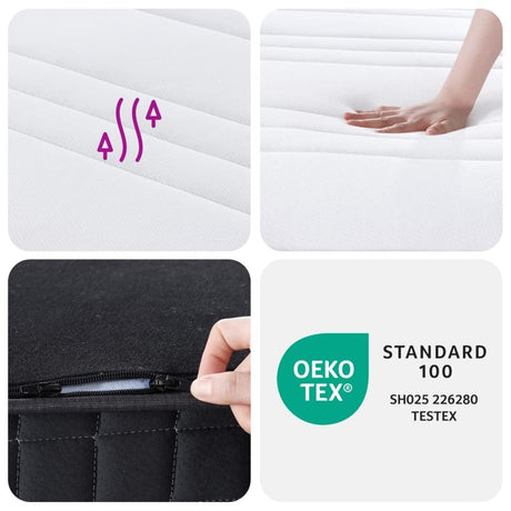 vidaXL Bonnell Spring Mattress Medium 90x190 cm Single Size