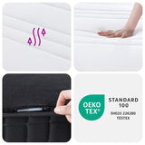 vidaXL Bonnell Spring Mattress Medium 90x200 cm