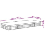 vidaXL Bonnell Spring Mattress Medium 90x200 cm