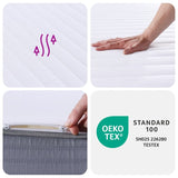 vidaXL Foam Mattress Medium Soft 90x190 cm Single Size