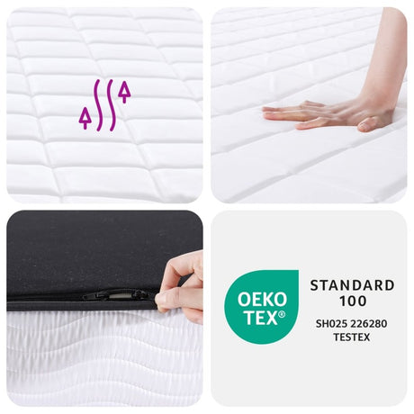 vidaXL Foam Mattress Medium Soft 80x200 cm