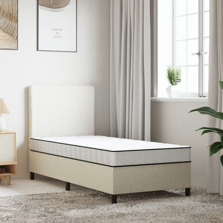 vidaXL Foam Mattress Medium Soft 90x190 cm Single Size