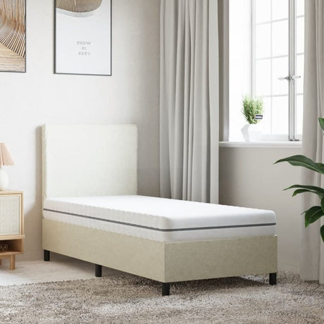 vidaXL Foam Mattress Medium Soft 90x200 cm