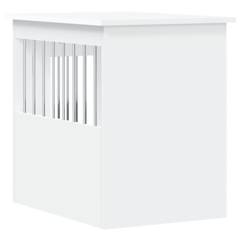 vidaXL Dog Crate Furniture White 45x62x59 cm Engineered Wood