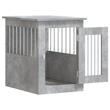 vidaXL Dog Crate Furniture Concrete Grey 45x62x59 cm Engineered Wood