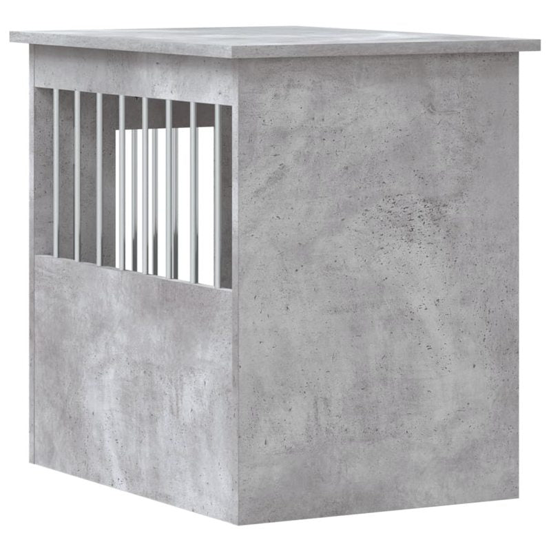 vidaXL Dog Crate Furniture Concrete Grey 45x62x59 cm Engineered Wood