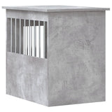 vidaXL Dog Crate Furniture Concrete Grey 45x62x59 cm Engineered Wood