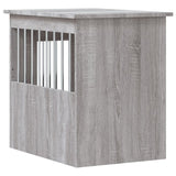 vidaXL Dog Crate Furniture Grey Sonoma 45x62x59 cm Engineered Wood