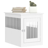 vidaXL Dog Crate Furniture White 55x75x65 cm Engineered Wood