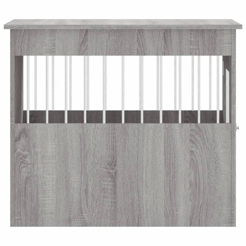 vidaXL Dog Crate Furniture Grey Sonoma 55x80x68 cm Engineered Wood