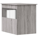 vidaXL Dog Crate Furniture Grey Sonoma 55x80x68 cm Engineered Wood