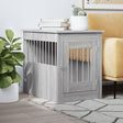 vidaXL Dog Crate Furniture Grey Sonoma 55x80x68 cm Engineered Wood