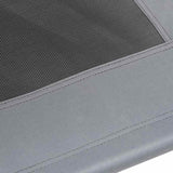 vidaXL Dog Bed with Canopy Anthracite Oxford Fabric and Steel