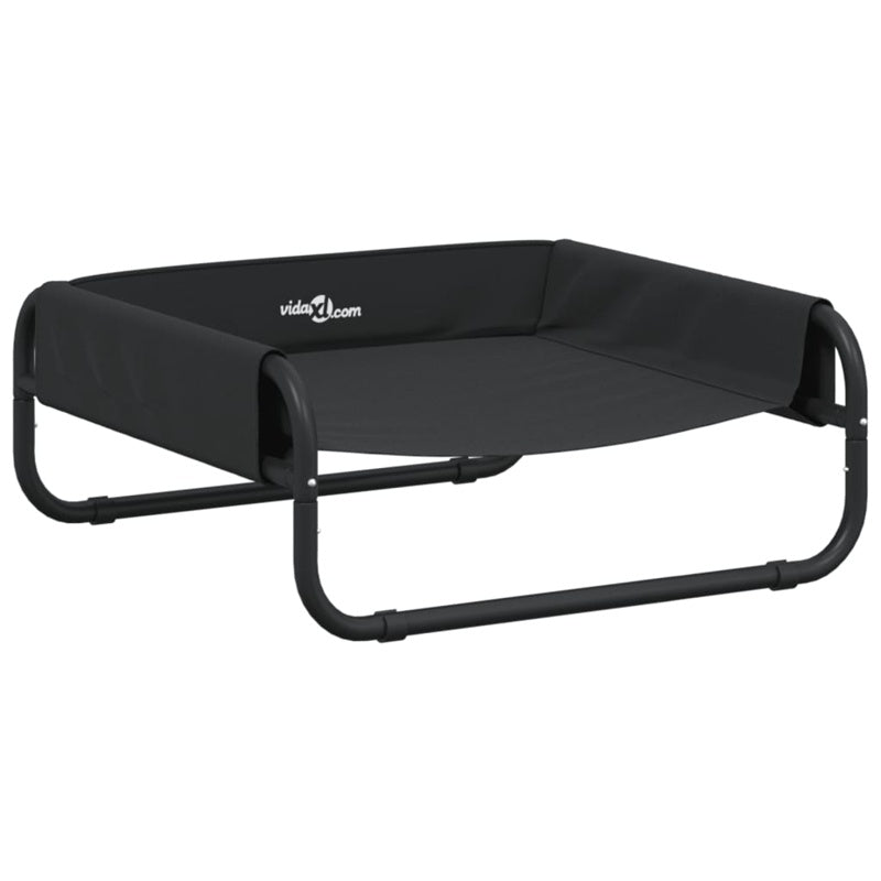 vidaXL Elevated Dog Bed Anthracite Oxford Fabric and Steel