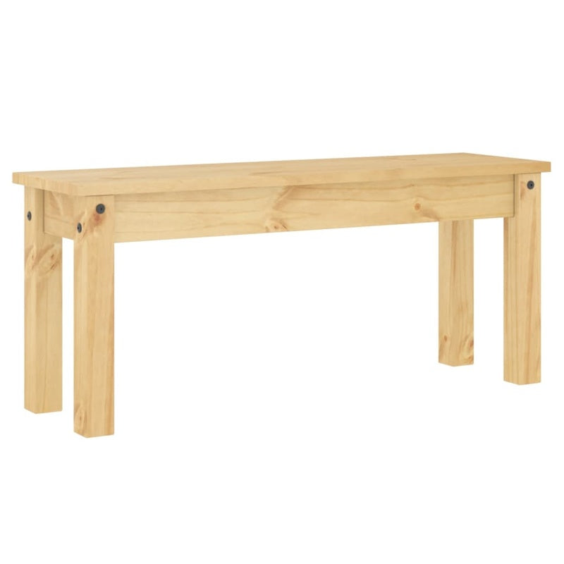 vidaXL Dining Bench Panama 105x30x45 cm Solid Wood Pine