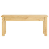 vidaXL Dining Bench Panama 105x30x45 cm Solid Wood Pine