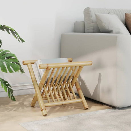 vidaXL Magazine Rack 42x30.5x34.5 cm Bamboo