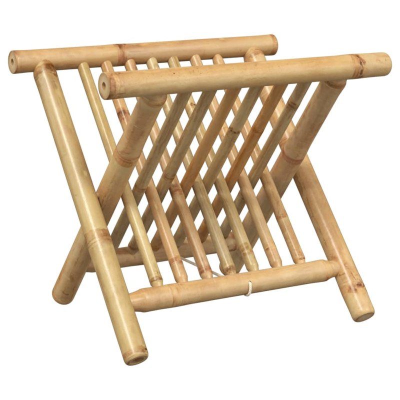 vidaXL Magazine Rack 42x30.5x34.5 cm Bamboo