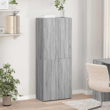 vidaXL File Cabinet Grey Sonoma 60x32x153 cm Engineered Wood