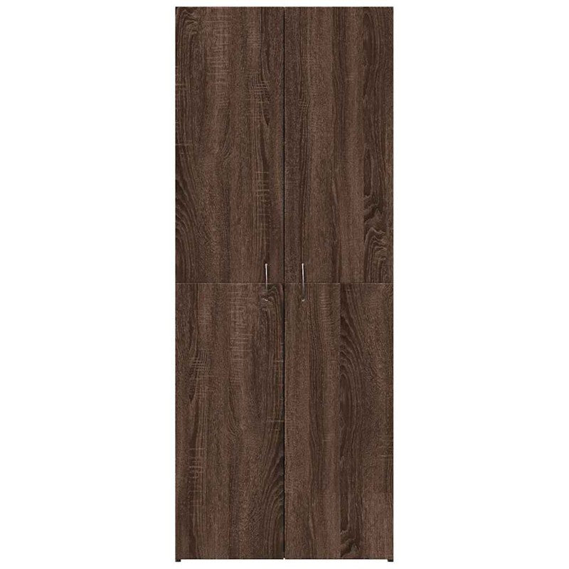 vidaXL File Cabinet Brown Oak 60x32x153 cm Engineered Wood