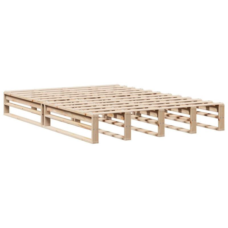 vidaXL Bed Frame without Mattress 160x200 cm Solid Wood Pine